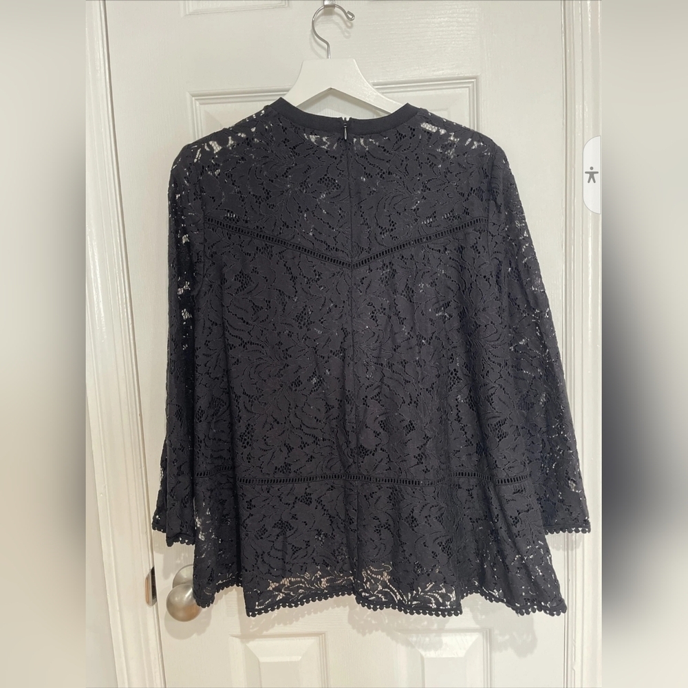 Zara Black Lace Top